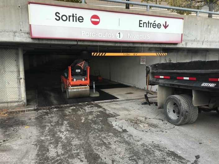 Réparation d'asphalte