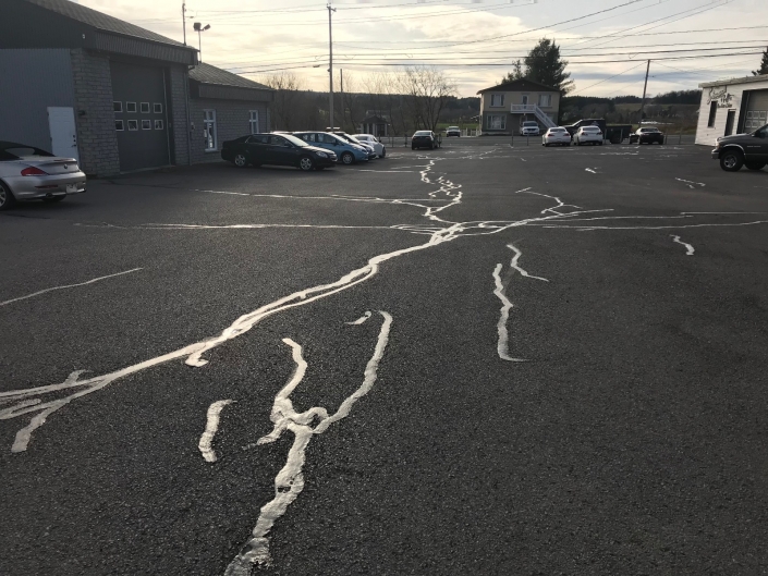 Scellement de fissure d'asphalte à séchage rapide