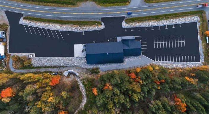 Asphalte Nocolas Lachance Bureaux drone